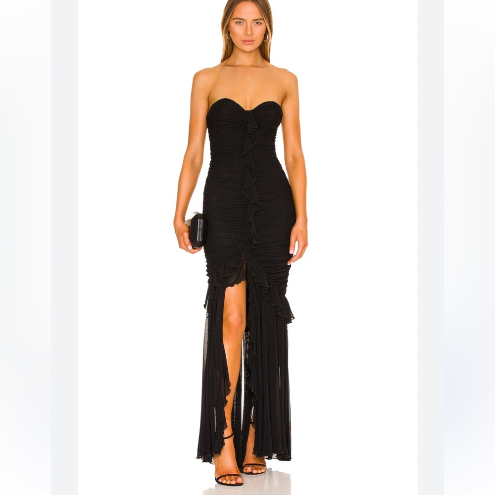 MAJORELLE long black formal dress